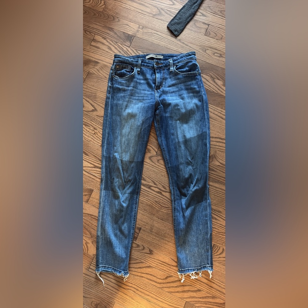 Joe's Jeans Distressed Blue Skinny Jeans
